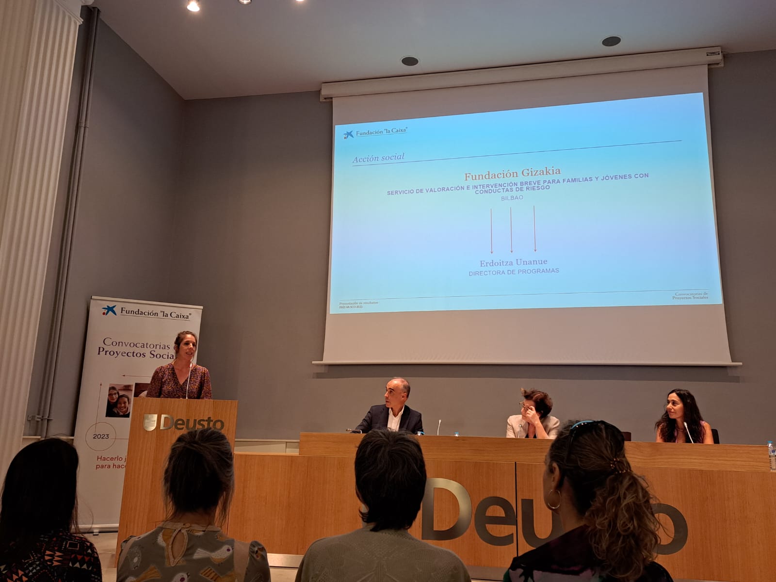 GIZAKIA - RECEPCION RECONOCIMIENTO. LA CAIXA.