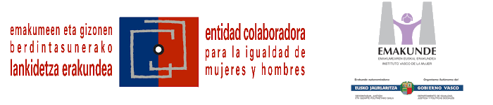 Logo entidad colaboradora igualdad y Emakunde