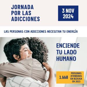 GIZAKIA Cartel jornada adicciones 2024