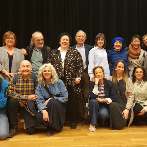 Gizakia - Marta Fernandez de Aguirre junto al grupo de ponentes de la Jornada