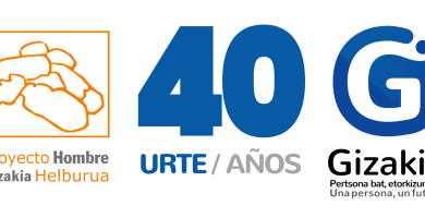 GIZAKIA. LOGOTIPO 40 ANAVERSARIO.